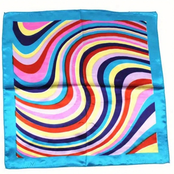 Splash of Colors Elegant Printed Scarf - Picture 4 of 5